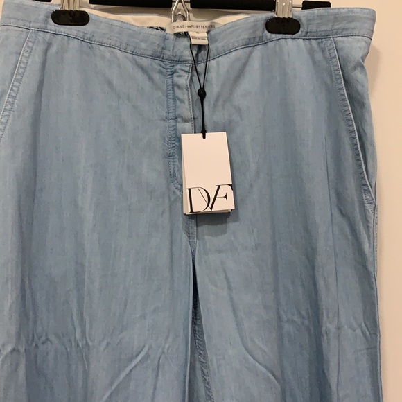 Diane Von Furstenberg Woman’s Katara Denim Pants - Picture 7 of 8